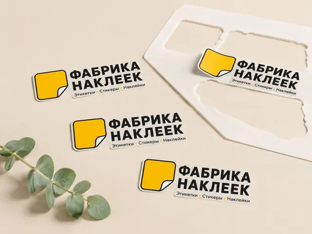 Фигурные наклейки — Фабрика наклеек